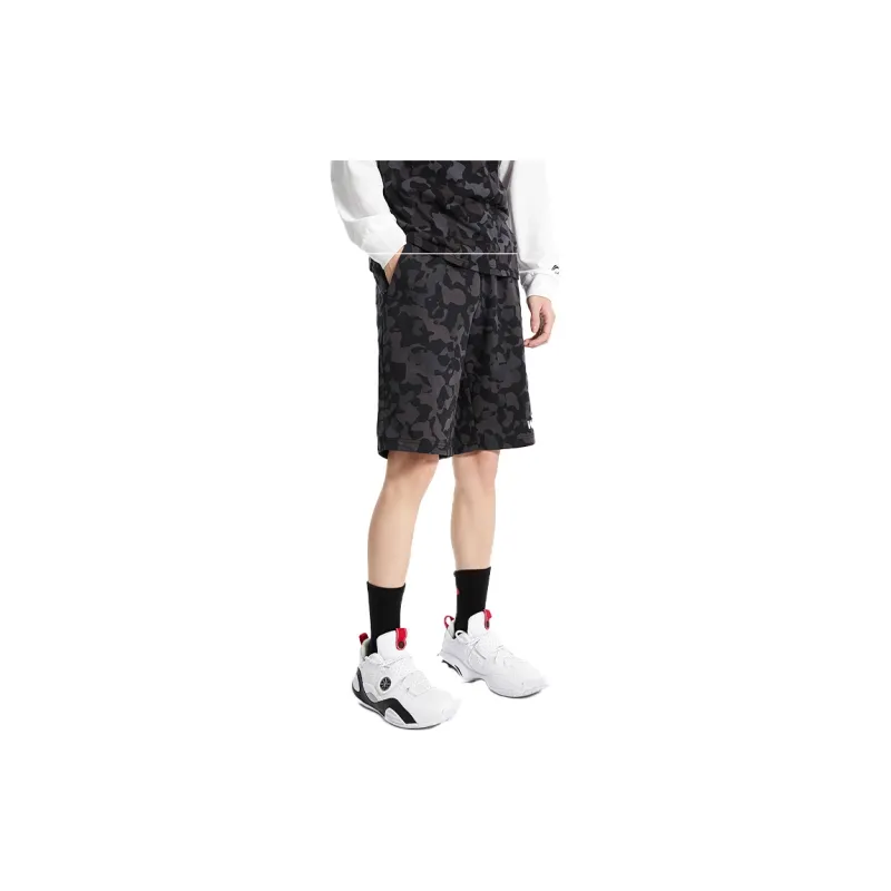 LINING Sports Fashion Collection Casual Shorts Men Black-2
