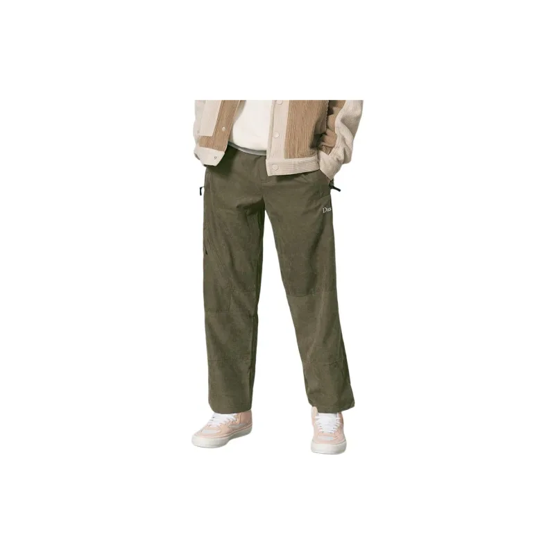 Dime MTL SS24 Casual Pants Unisex Khaki Green-3