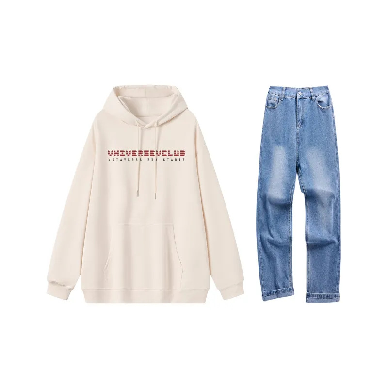 VniVerseVClub Sweatshirt Set Unisex-19