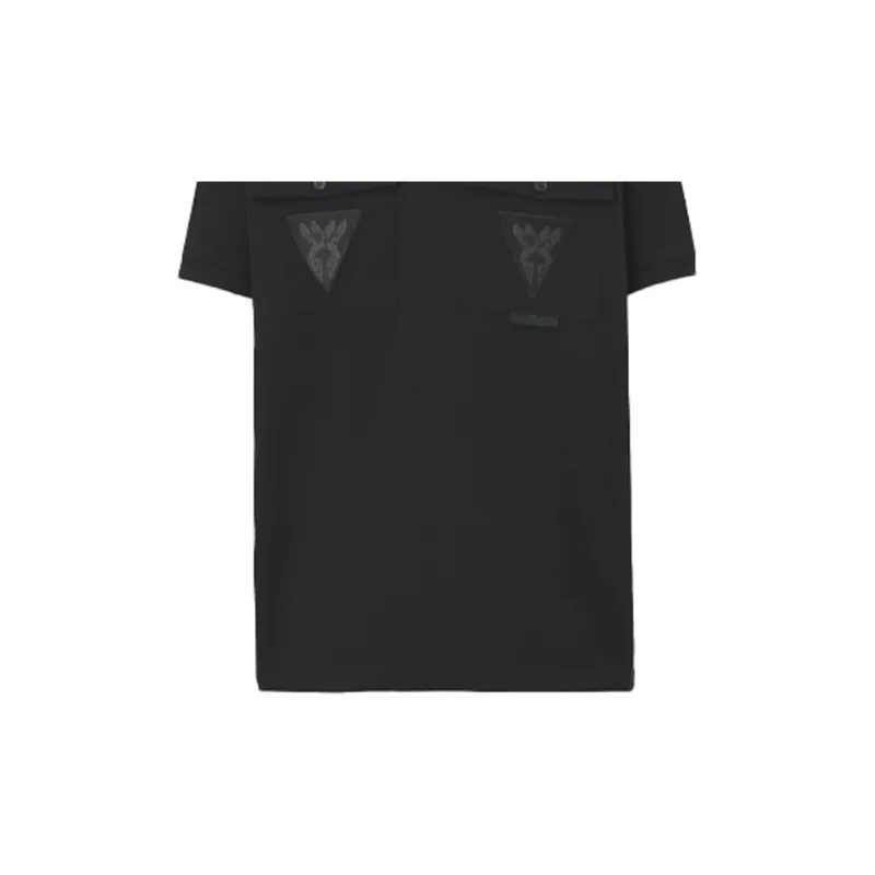 Burberry Polo Shirt Men's Black-4