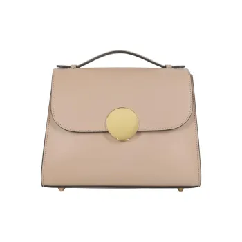 Le Parmentier Genuine Leather Shoulder Bag Crossbody Bag Handbag Regular Women's Nude