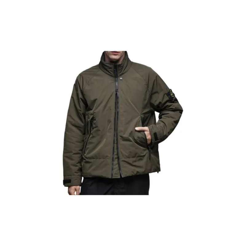 STONE ISLAND Compass motif Zip up Windbreaker-1