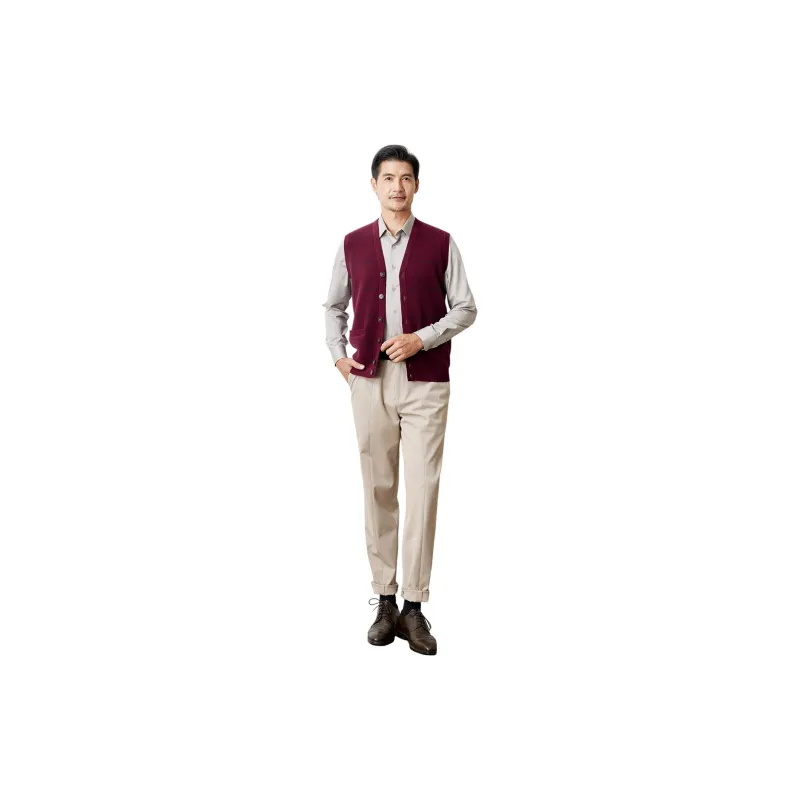 H YXIANG Cashmere Sweaters Men-7