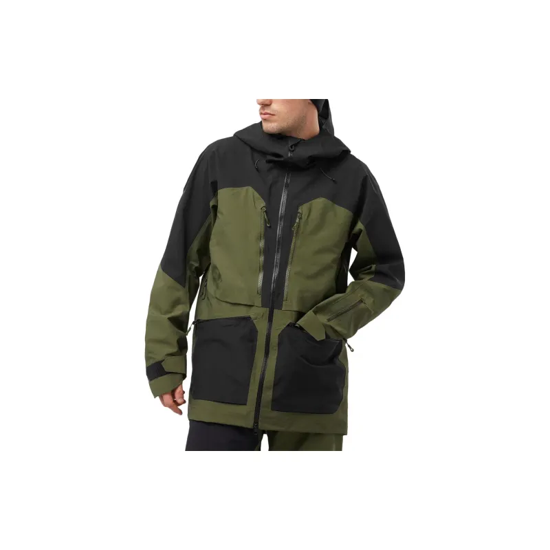 SALOMON S/LAB Jackets Men Black Green-5