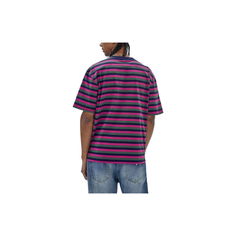 GUESS Originals Eco Striped Tee T-Shirt Men's Cave Blue-2