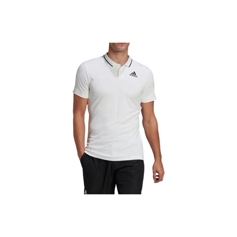 Adidas Polo Shirts Men White-1