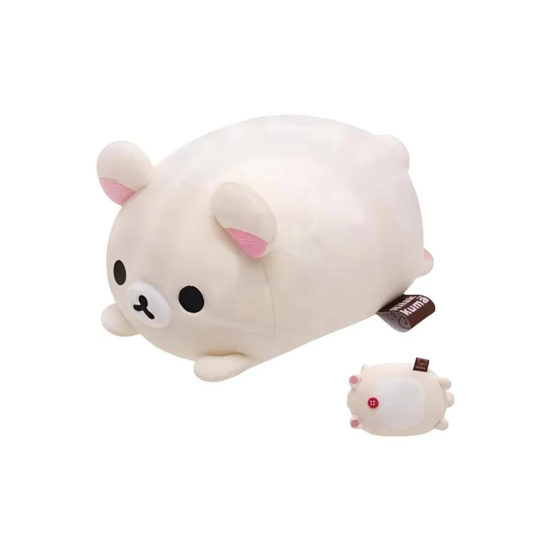 SAN X Pupu Chicken, Relaxing Bear, Brown Bear Rilakkuma, Chinese Steamed Bun, Bear Sister Dolls Plush Doll 9cm Height-1