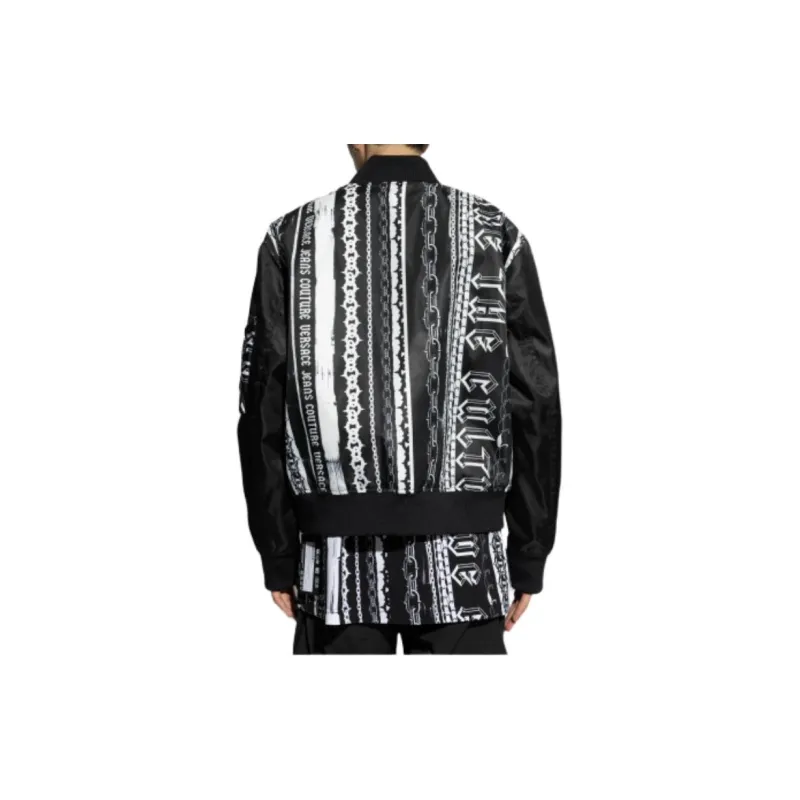 VERSACE JEANS COUTURE Striped Bomber Jacket-3