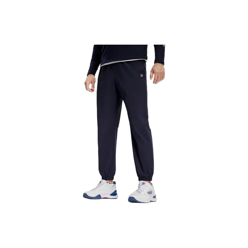 FILA Knitted Sports Pants Men's RD Royal Blue-4