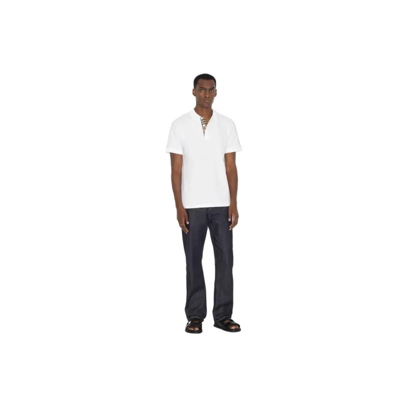 Burberry Monogram Motif Cotton Pique Polo-4