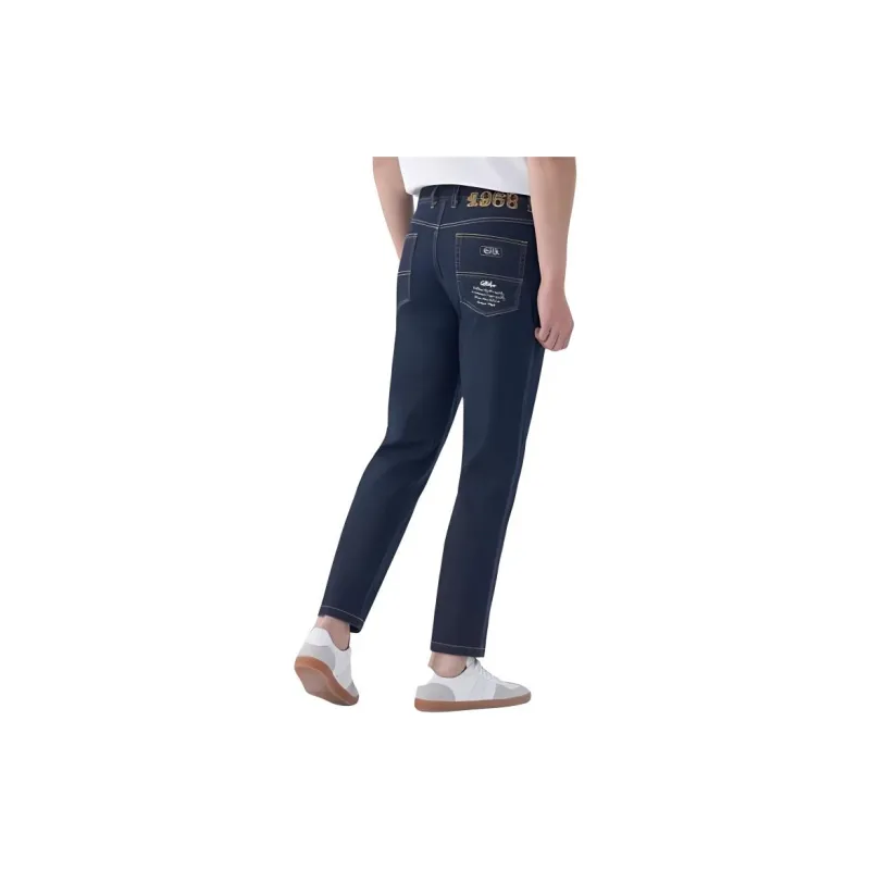 GOLDLION Jeans Men Dark Blue-3