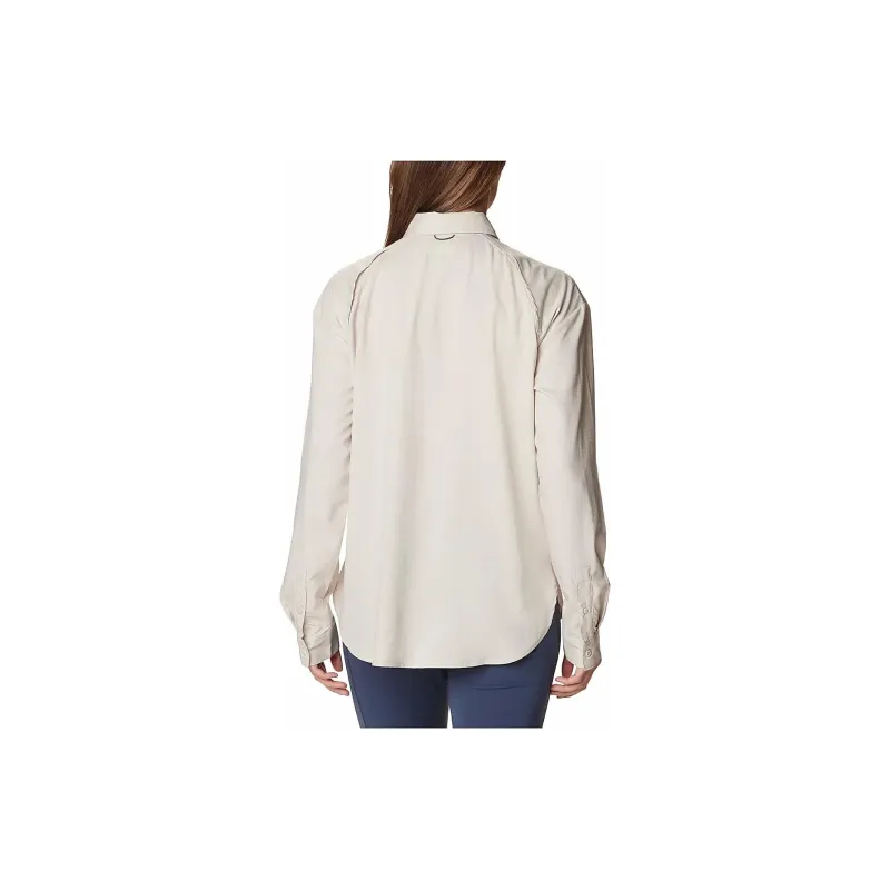Columbia Silver Ridge Ridge Utility Long Sleeve Shirt Shirt Women's Beige-1