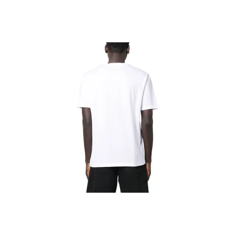 HUGO BOSS Logo print Crew neck T shirt-3