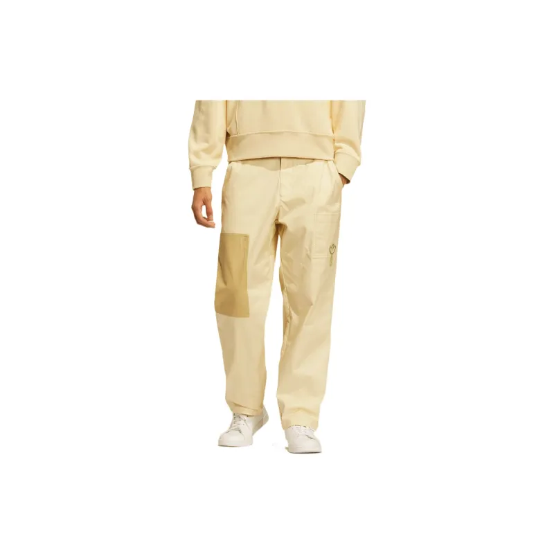 Adidas Knitted Sweatpants Men Brown-3