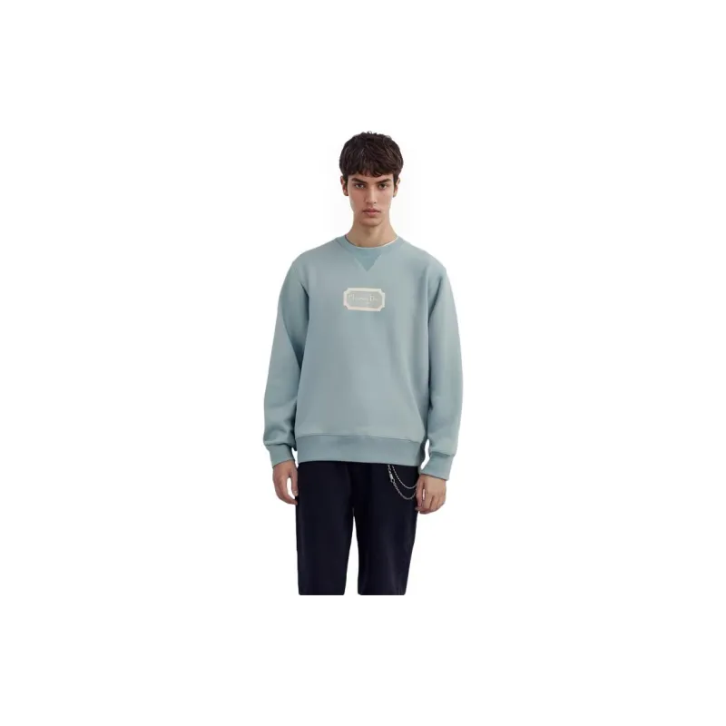 DIOR Logo Patch Crewneck Sweatshirt-3