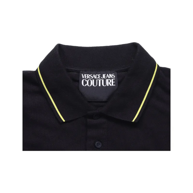 VERSACE JEANS COUTURE Polo Shirts Men Black-6