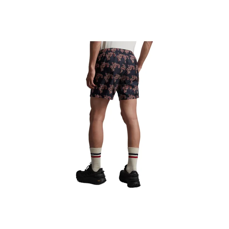 Moncler SS24 CNY Casual Shorts Men Blue-2
