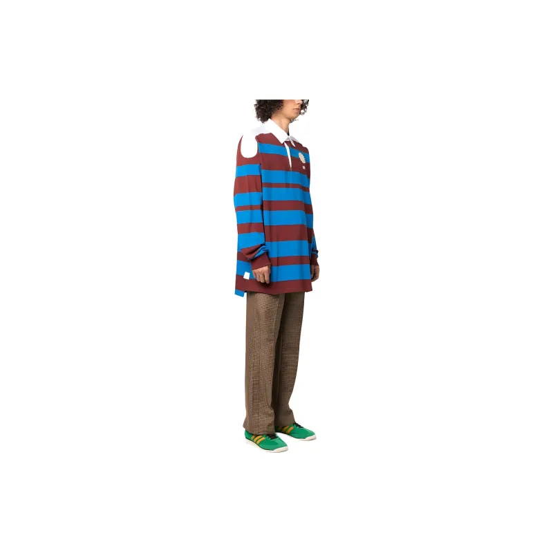Wales Bonner City Horizontal stripe Polo Shirt-3