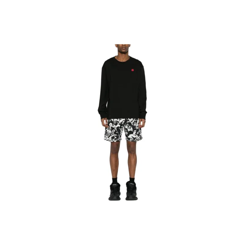 KENZO Boke Flower patch T shirt-1