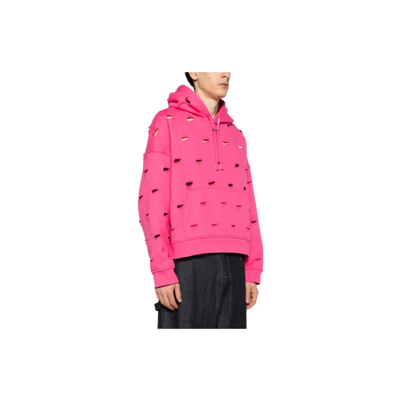 Nike Swoosh-cut Out Jersey Hoodie-3