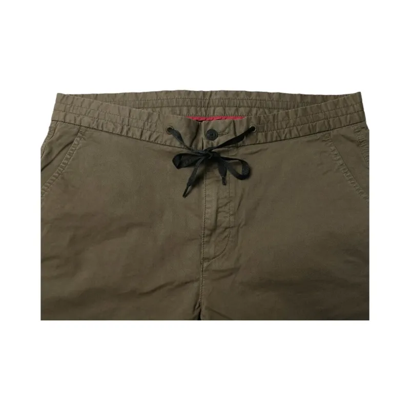 HUGO BOSS Knitted Sweatpants Men Khaki Green-3