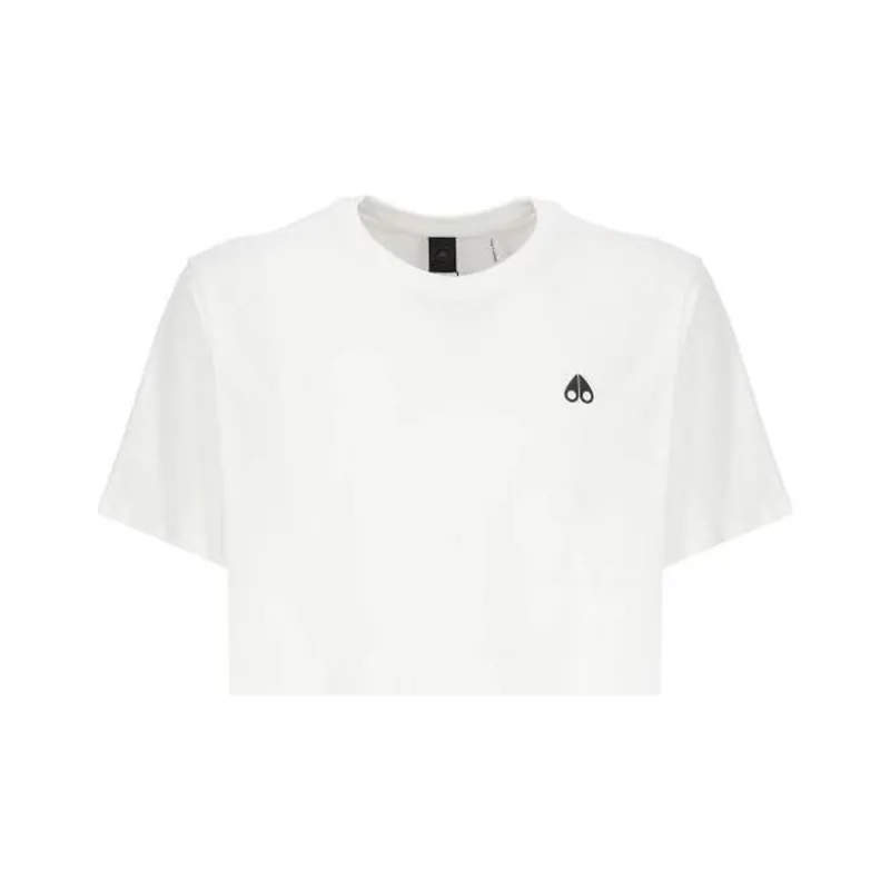 Moose Knuckles Logo Patch Crewneck T Shirt-1