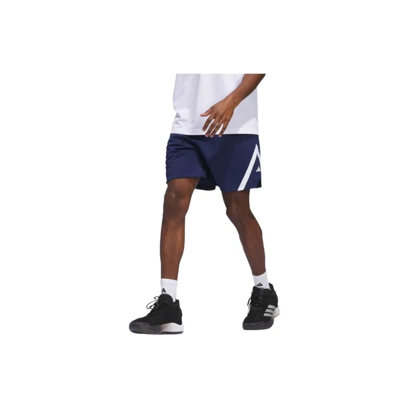 Adidas SS24 Basketball Shorts Men's Marine Blue-1