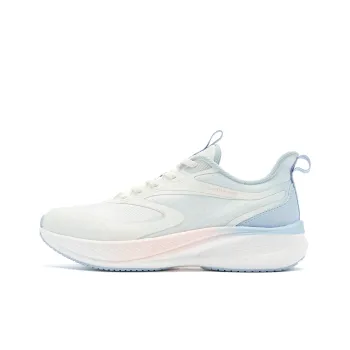 QIAODAN Rapid LITE Running Shoes Women's Low Top Ivory/Rain Blue