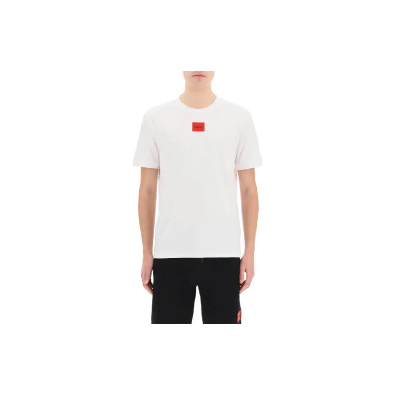 HUGO BOSS Logo Label Jersey T Shirt-1