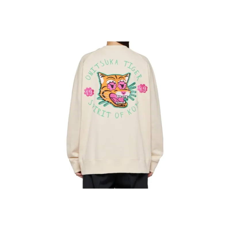 Onitsuka Tiger Sweatshirt Unisex Ecru-3