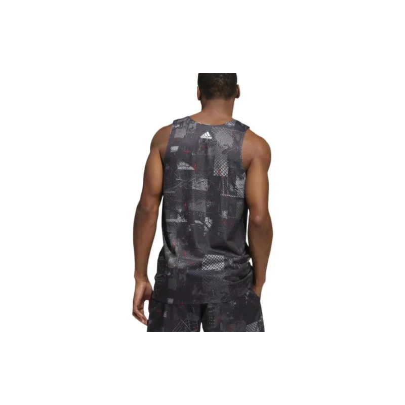 Adidas Tank Tops Men Black-3