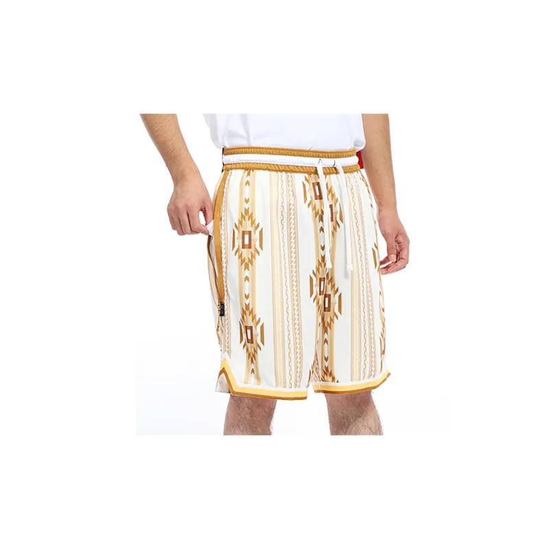 Nike Basketball Shorts Men Wheat Yellow-4