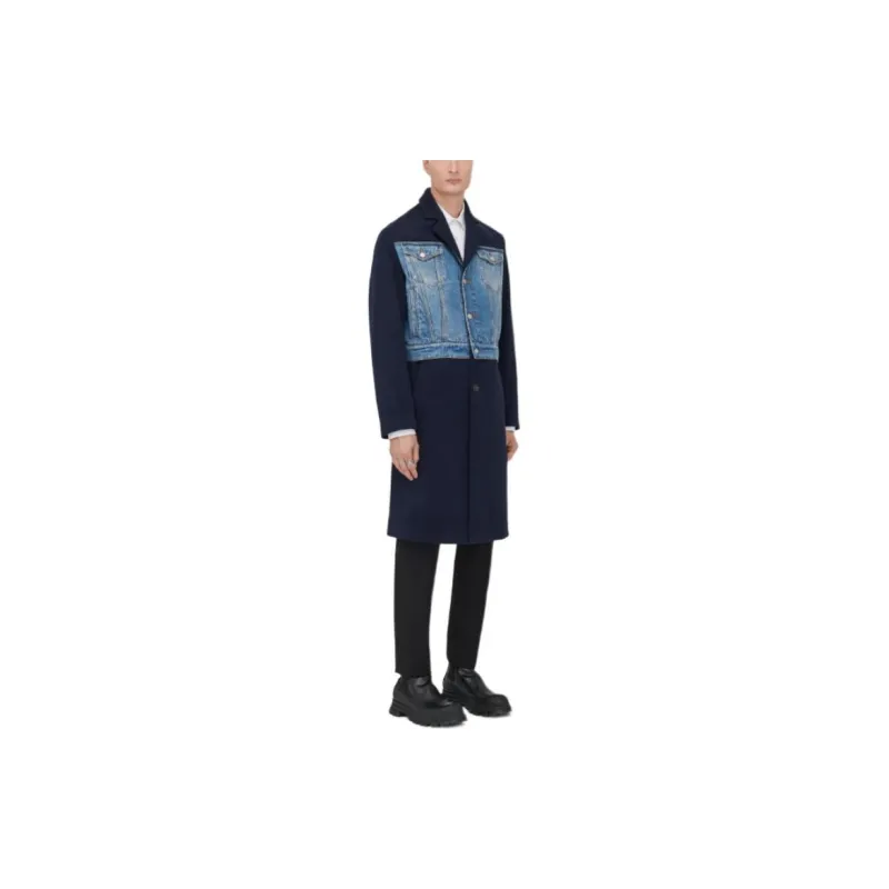 Alexander McQueen Hybrid Single breasted Coat-3