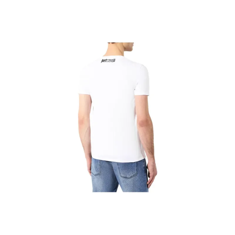 Just Cavalli T Shirt Men's White-3
