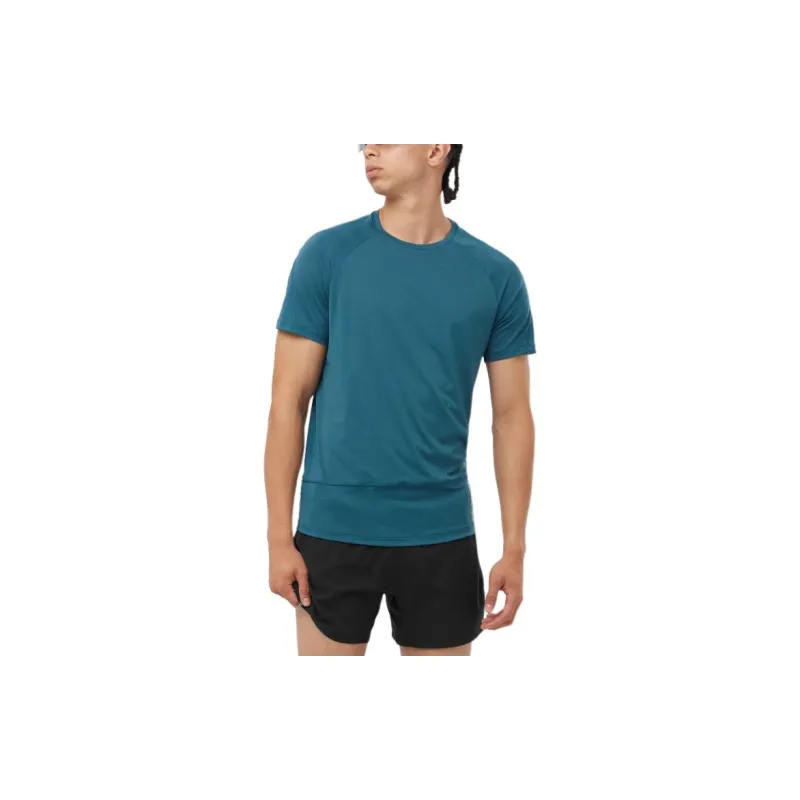 SALOMON CROSS RUN GRAPHIC T-Shirt Men's Blue-2