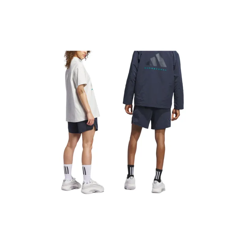 adidas BASKETBALL COLLECTION CHAPTER 03 Woven Shorts Blue-2
