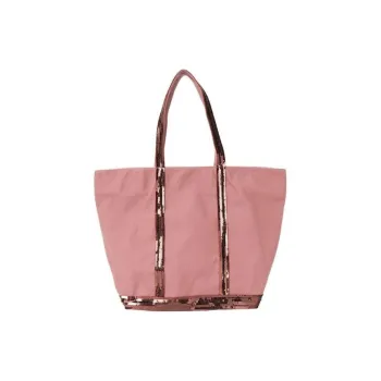 Vanessa Bruno Cotton Tote Bag, Shopping Bag, Shoulder Bag, Crossbody Bag, Handbag Women's Pink