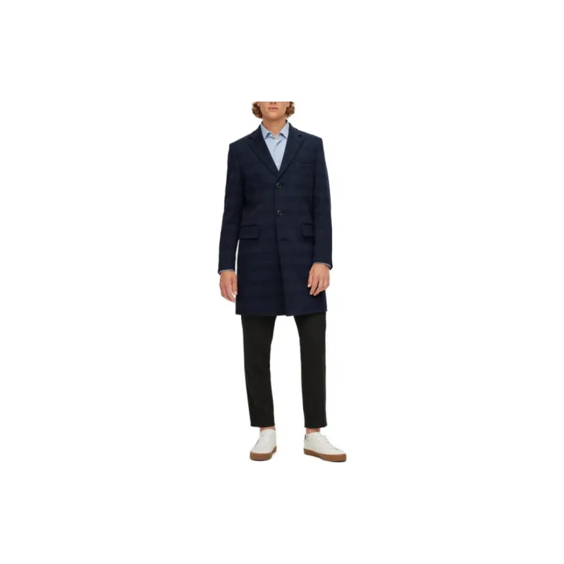HUGO BOSS Coats Men Marine Blue-1