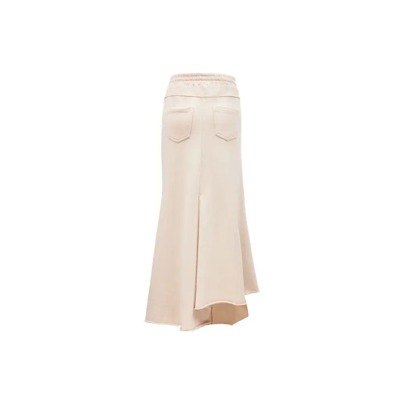 ONLY Casual Long Skirts Women's Cement Sand-1