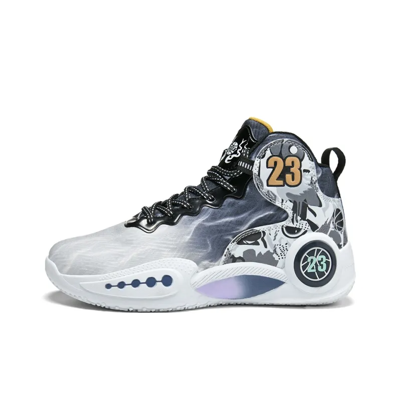 MUSNODO Shock Absorbers With Slip Resistant And Abrasion Resistant Properties High Top Basketball Shoes Unisex-5