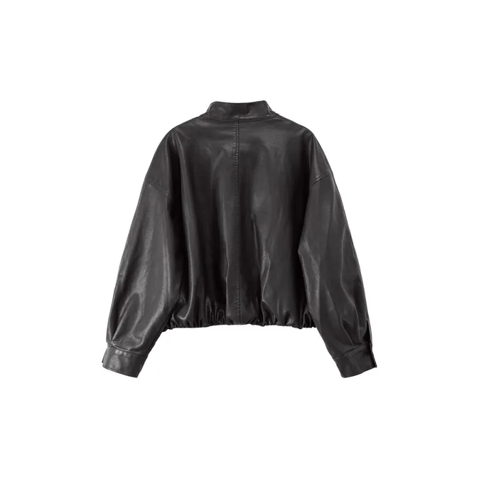 NO ONE ELSE Leather Jacket Women's-1