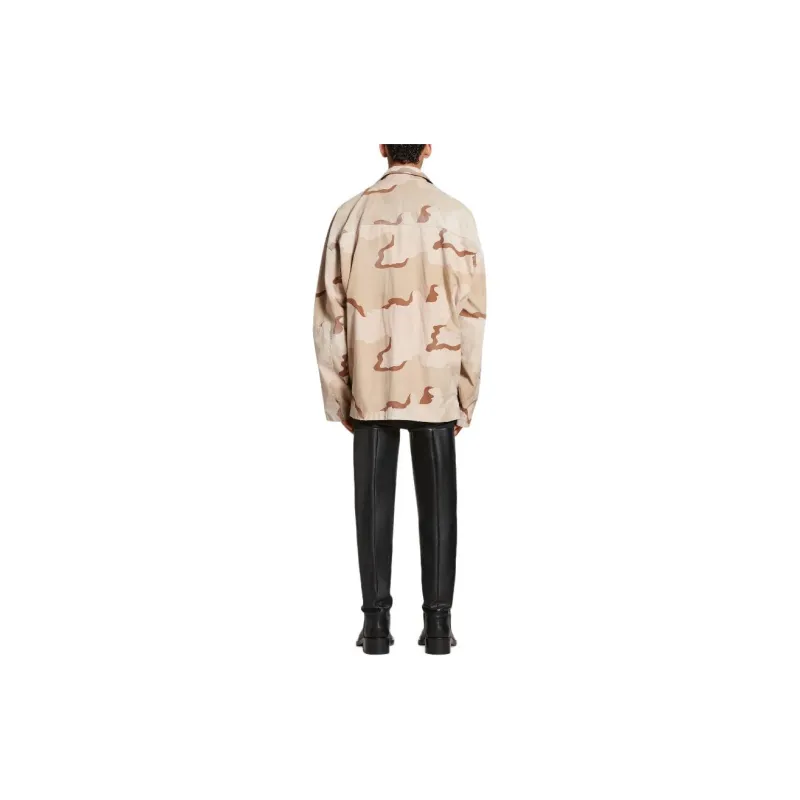 Balenciaga Shirt, Loose Fit Men's Beige-3