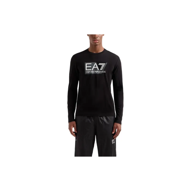 EMPORIO ARMANI EA7 SS24 T Shirt Men's Black-3