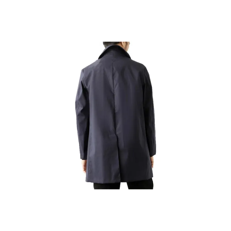 Mackintosh Single breasted Cotton Raincoat-4