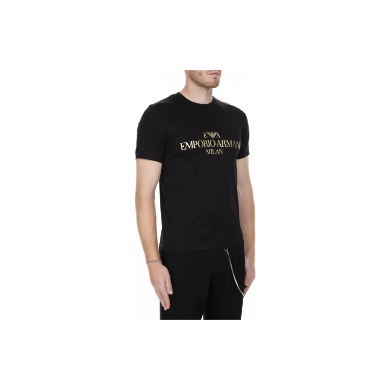 EMPORIO ARMANI T Shirts Men Black-5