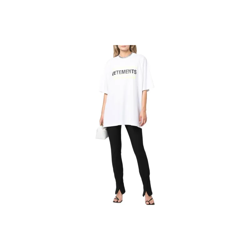 Vetements T Shirts Unisex White-2