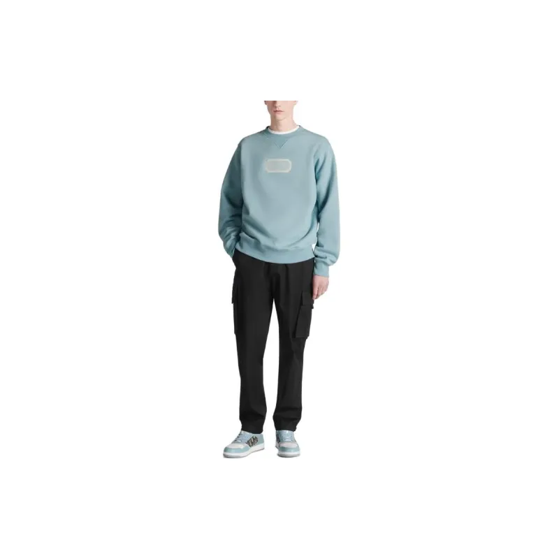 DIOR Logo Patch Crewneck Sweatshirt-4