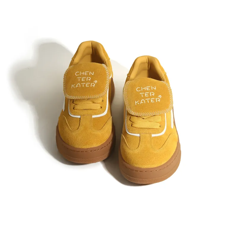 CHENTER KATER Anti-Slip And Wear-Resistant Breathable Low-Top Skateboard Shoes Women's-5
