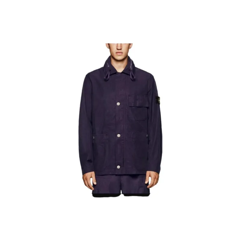 STONE ISLAND Jackets Men Purple-2