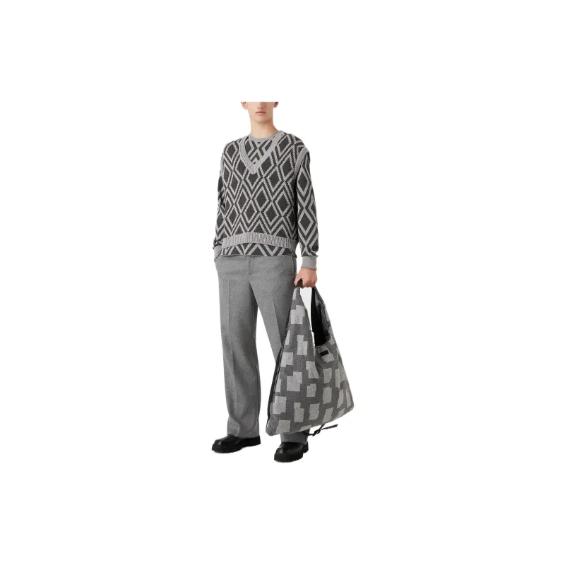 EMPORIO ARMANI FW22 Sweater Men's Multicolor-1
